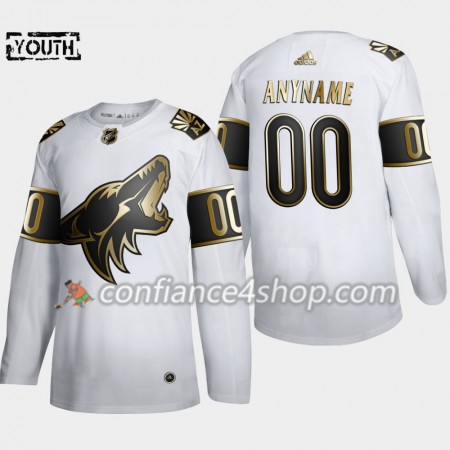Adidas Maillot de Hockey Arizona Coyotes Personnaliser Adidas 2019-20 Golden Edition Blanc Authentic - Enfant